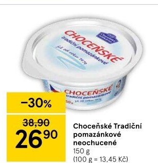 Tradiční pomazánkové Choceňské