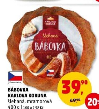 Bábovka Karlova Koruna
