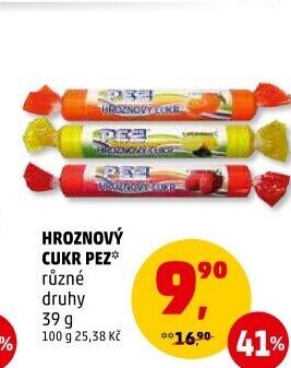 Bonbony z hroznového cukru PEZ