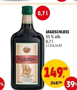 Bylinný likér Jagdschloss