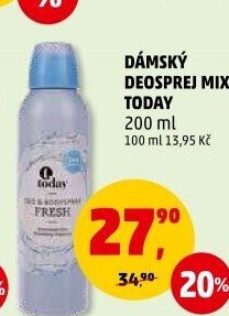 Deodorant sprej Today