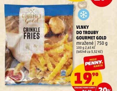 Hranolky vlnky mražené Gourmet Gold