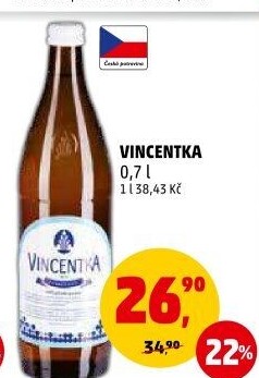 Minerální voda Vincentka