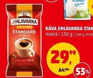 Mletá káva Standard Jihlavanka