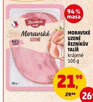 Moravské maso uzené Řezníkův talíř