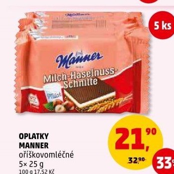 Oplatky Snack Manner