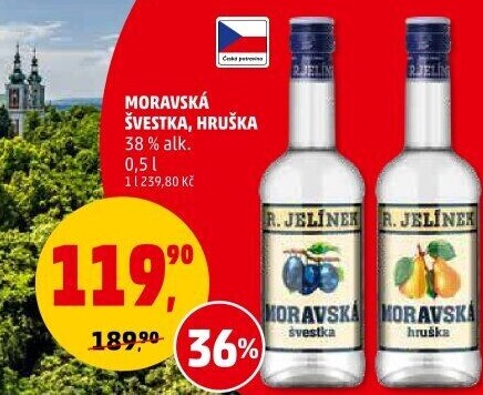 Pálenka Švestka Moravská Rudolf Jelínek