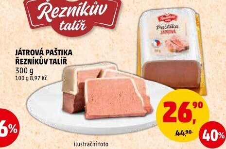 Paštika játrovka Řezníkův talíř