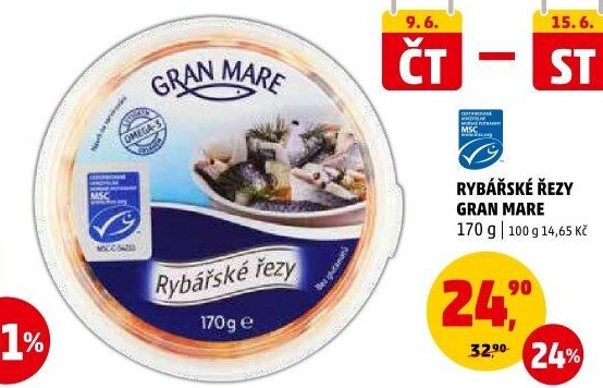 Řezy rybářské Gran Mare