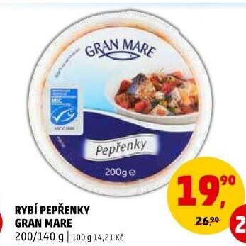 Rybí pepřenky Gran Mare