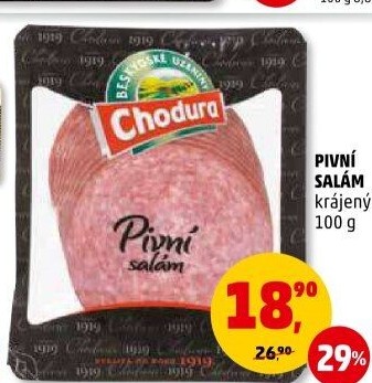 Salám pivní Beskydské uzeniny Chodura