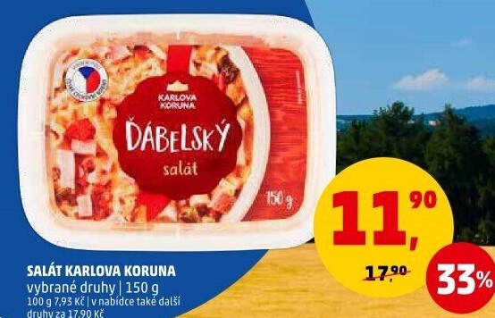 Saláty Karlova Koruna
