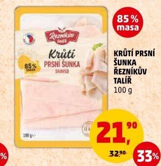Šunka krůtí prsní Řezníkův talíř