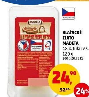 Sýr Blaťácké zlato Madeta