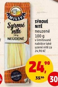 Sýrové nitě Bánovecké Milsy