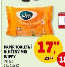 Toaletní papír vlhčený Wippy