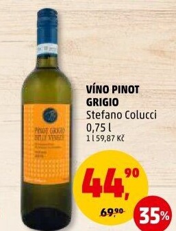 Víno Pinot Grigio Stefano Colucci