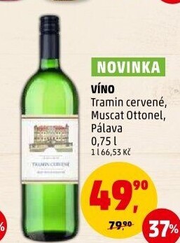 Víno Tramín červený
