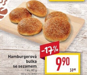 Bulka na hamburger