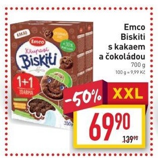 Cereálie Biskiti Emco