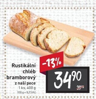 Chléb bramborový rustikální