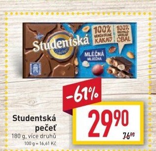 Čokoláda Studentská pečeť Orion