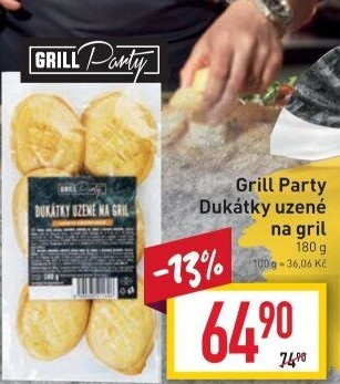 Dukátky uzené na gril Grill Party