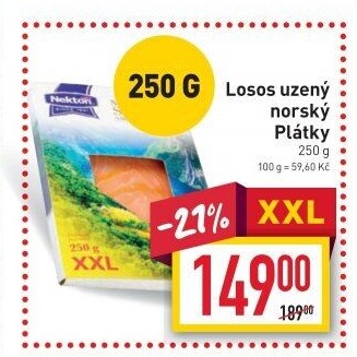 Losos uzený norský Nekton