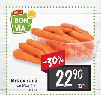 Mrkev Billa Bonvia