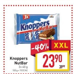 Oplatky Knoppers NutBar Storck