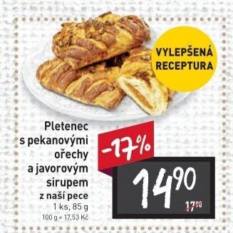 Pletenec plněný