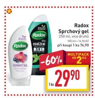 Sprchový gel Radox