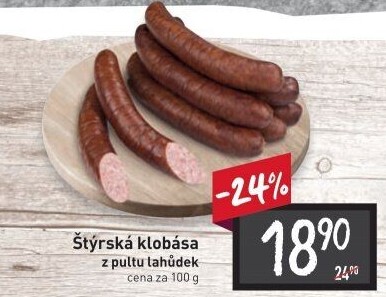 Štýrská klobása