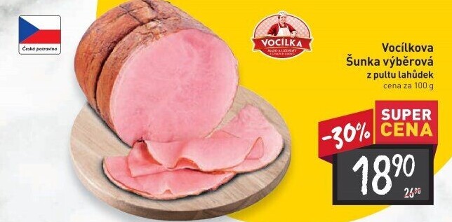 Šunka výběrová Vocílka