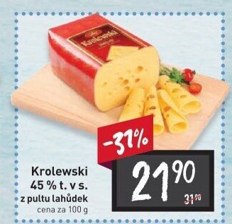 Sýr Krolewski 45% Milkpol