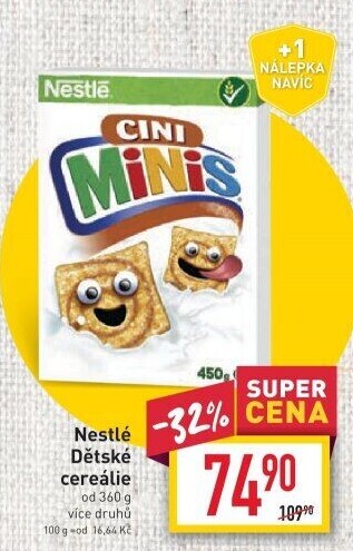 Cereálie Nestlé