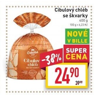 Chléb cibulový se škvarky Odkolek