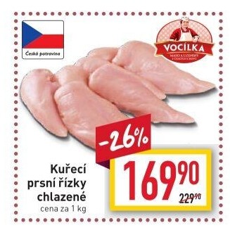 Kuřecí prsní řízky Vocílka