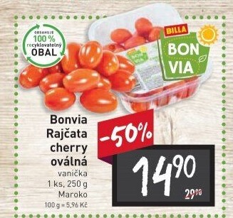 Rajčata cherry Billa Bonvia