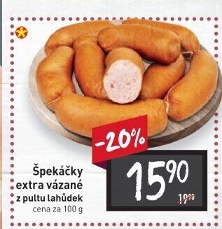 Špekáčky ručně vázané extra