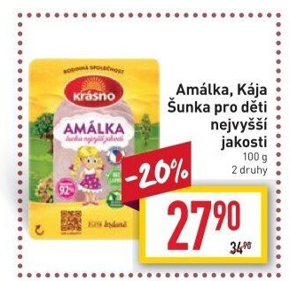 Šunka Amálka nejvyšší jakosti Krásno