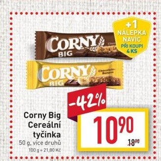 Tyčinka cereální BIG Corny