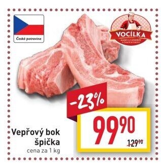 Vepřový bok špička Vocílka