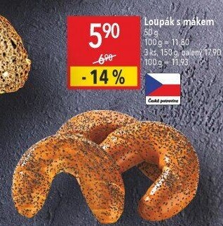Loupák s mákem