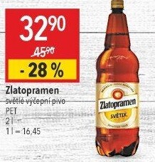 Pivo světlé výčepní 10° Zlatopramen
