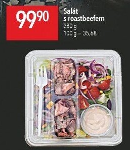 Salát s roastbeefem Globus