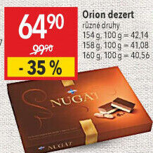 Bonboniéra Nugát Orion