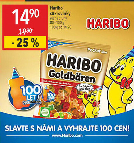 Bonbony želé Haribo