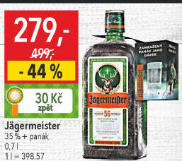 Bylinný likér Jägermeister - dárkové balení