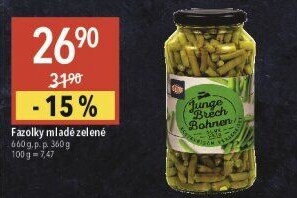 Fazolky zelené Globus